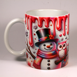 CHRISTMAS MUG - 3D SNOWMAN 21