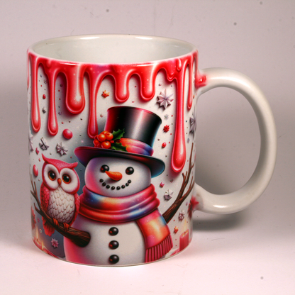CHRISTMAS MUG - 3D SNOWMAN 21