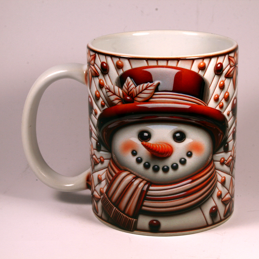 CHRISTMAS MUG - 3D SNOWMAN 25