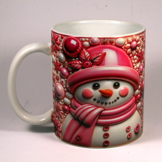 CHRISTMAS MUG - 3D SNOWMAN 16