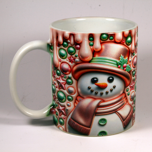 CHRISTMAS MUG - 3D SNOWMAN 15