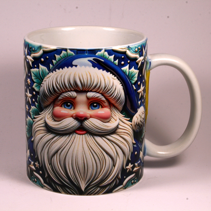 CHRISTMAS MUG - 3D SANTA 1
