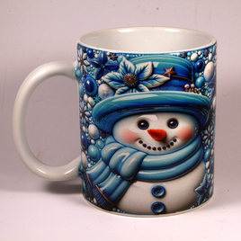 CHRISTMAS MUG - 3D SNOWMAN 13