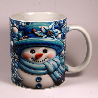 CHRISTMAS MUG - 3D SNOWMAN 13