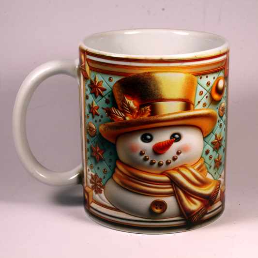CHRISTMAS MUG - 3D SNOWMAN 14