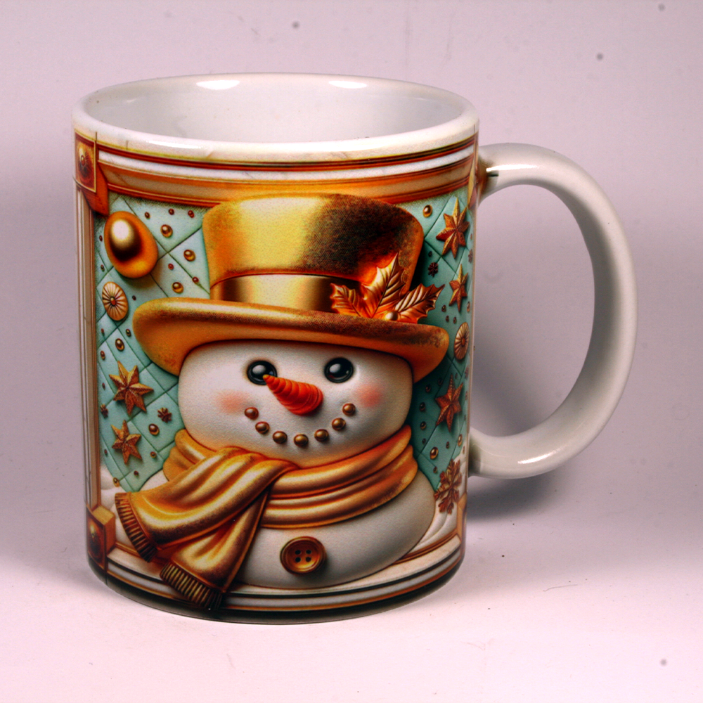 CHRISTMAS MUG - 3D SNOWMAN 14