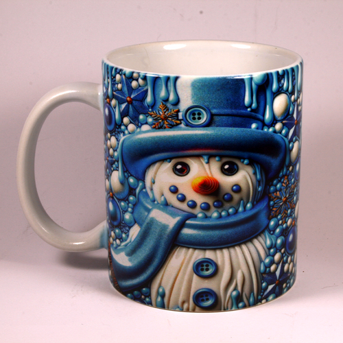 CHRISTMAS MUG - 3D SNOWMAN 27