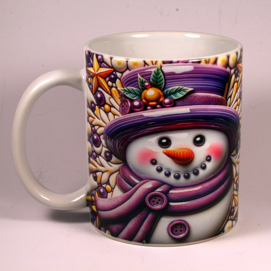 CHRISTMAS MUG - 3D SNOWMAN 28