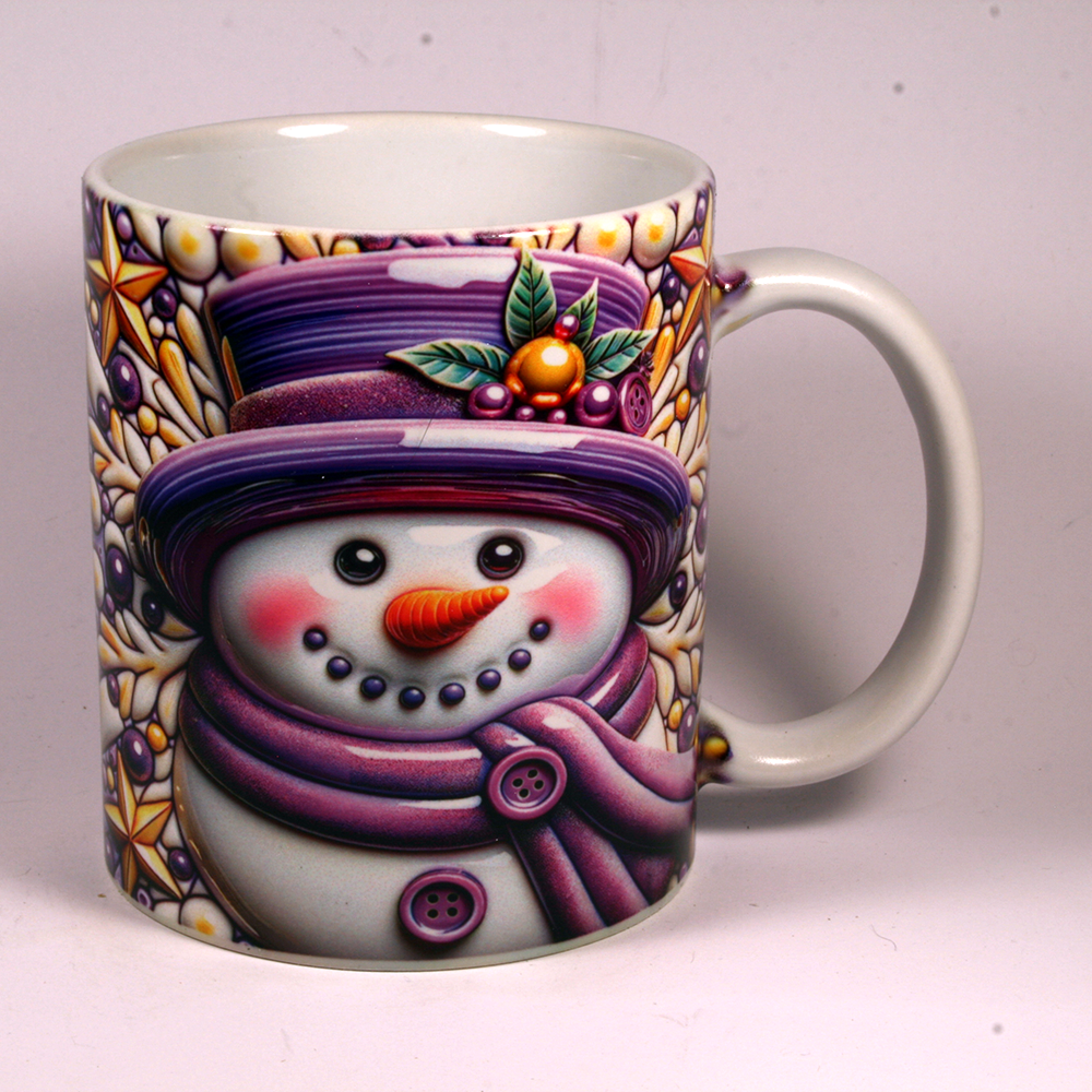 CHRISTMAS MUG - 3D SNOWMAN 28