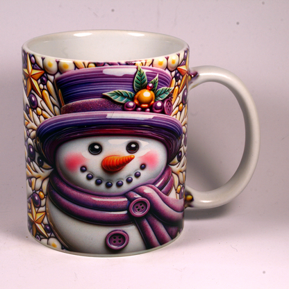 CHRISTMAS MUG - 3D SNOWMAN 28