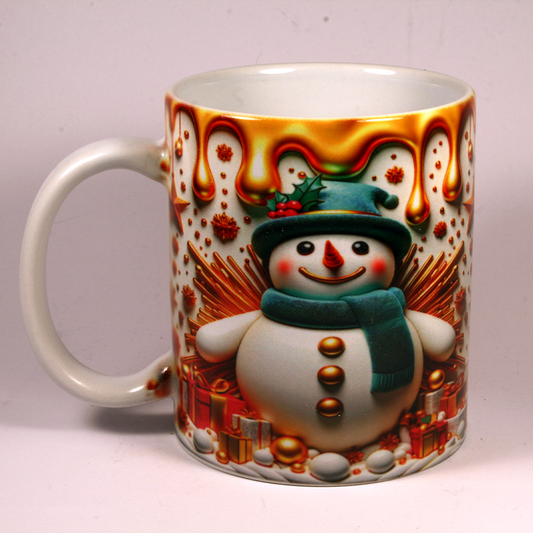 CHRISTMAS MUG - 3D SNOWMAN 29