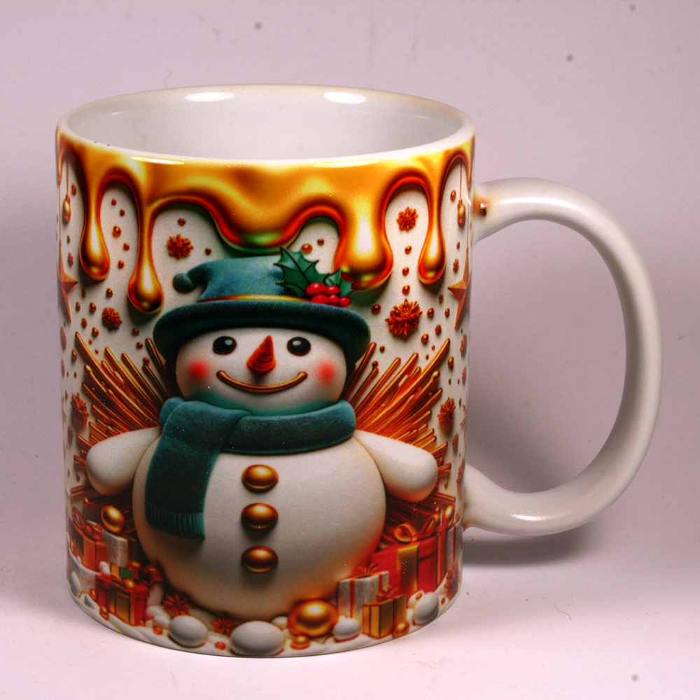 CHRISTMAS MUG - 3D SNOWMAN 29