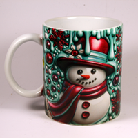 CHRISTMAS MUG - 3D SNOWMAN 30