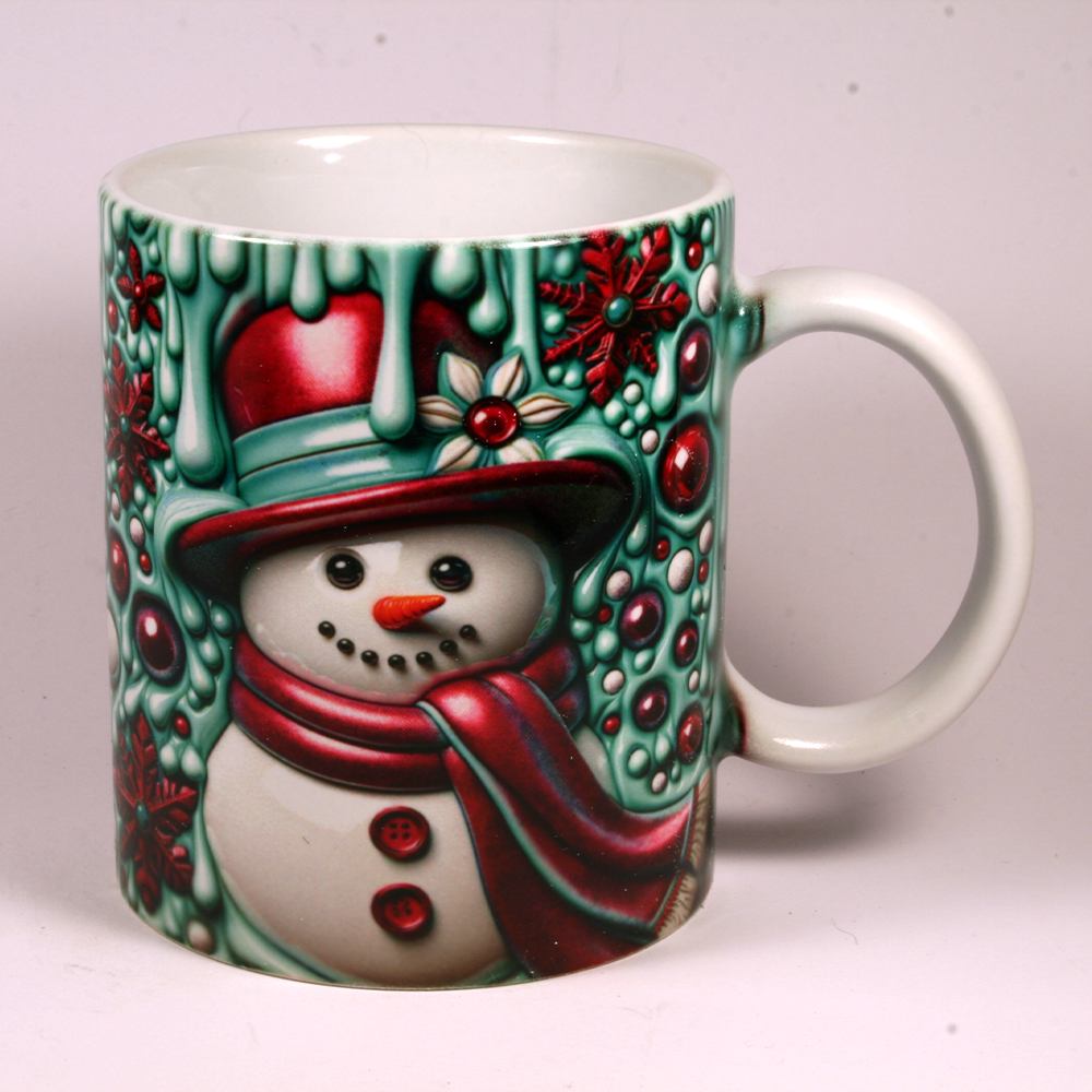 CHRISTMAS MUG - 3D SNOWMAN 30