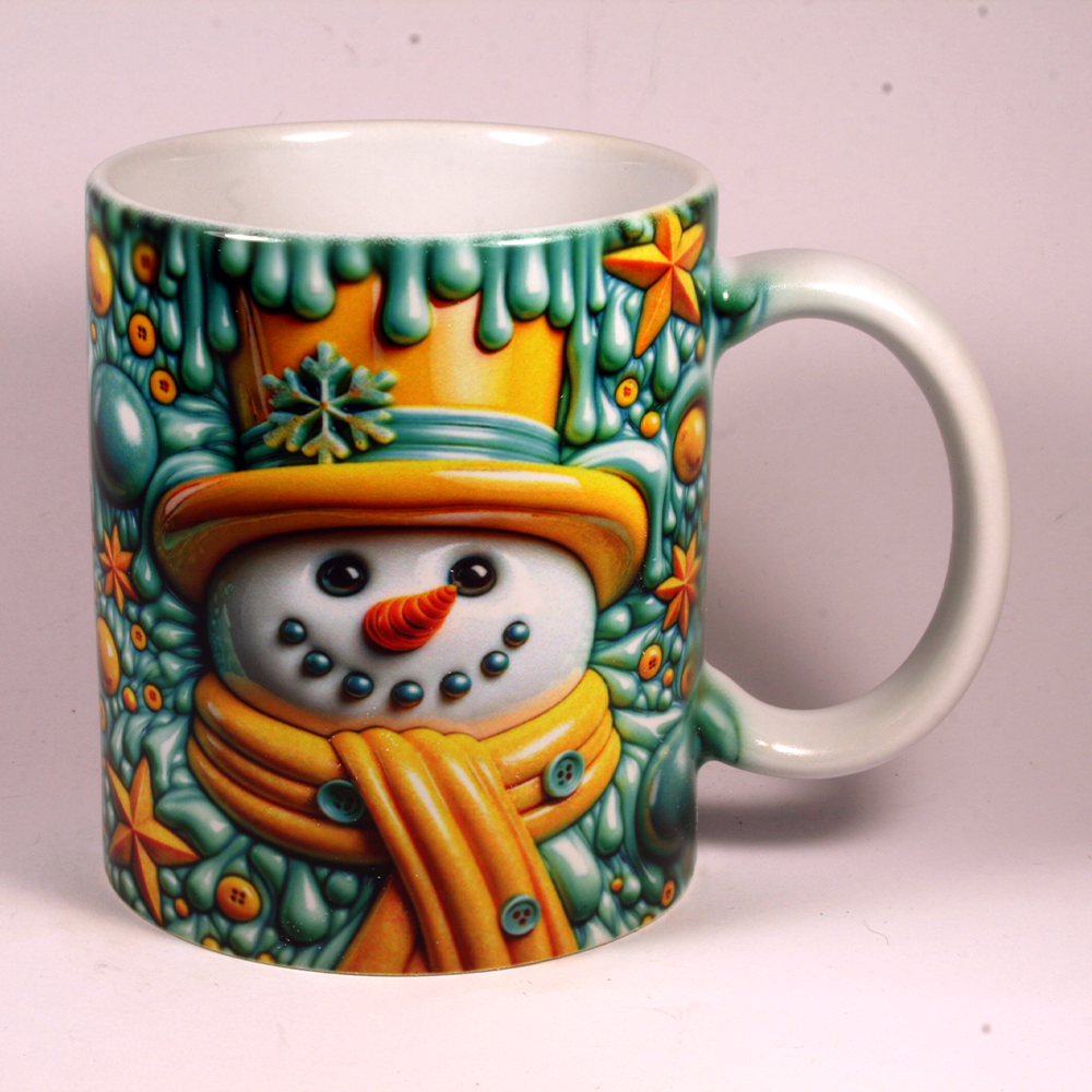 CHRISTMAS MUG - 3D SNOWMAN 19