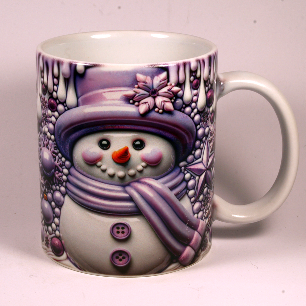 CHRISTMAS MUG - 3D SNOWMAN 23