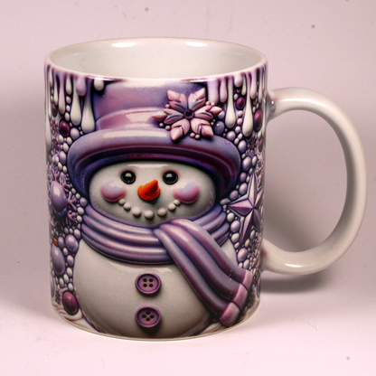 CHRISTMAS MUG - 3D SNOWMAN 23