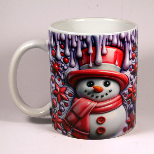 CHRISTMAS MUG - 3D SNOWMAN 24
