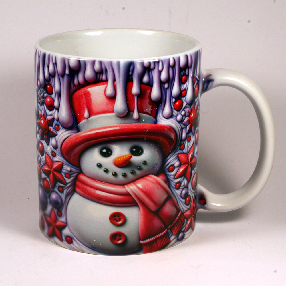 CHRISTMAS MUG - 3D SNOWMAN 24