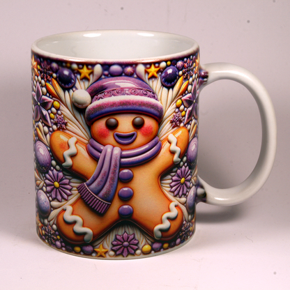 CHRISTMAS MUG - 3D GINGERBREAD 1