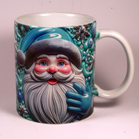 CHRISTMAS MUG - 3D SANTA 11