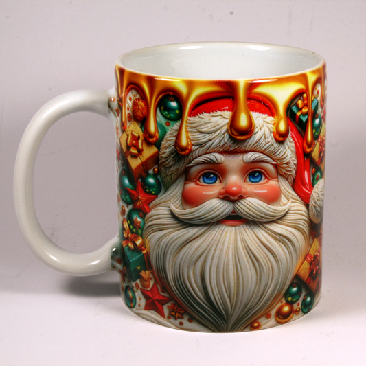 CHRISTMAS MUG - 3D SANTA 6