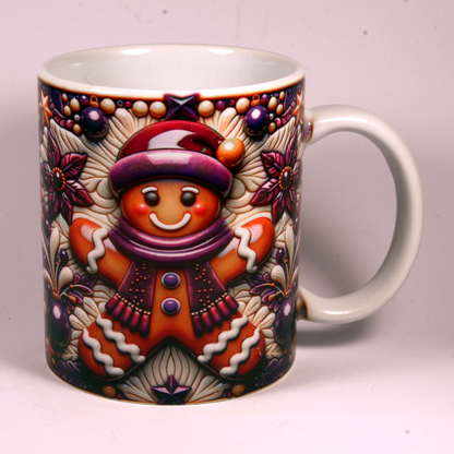 CHRISTMAS MUG - 3D GINGERBREAD 4