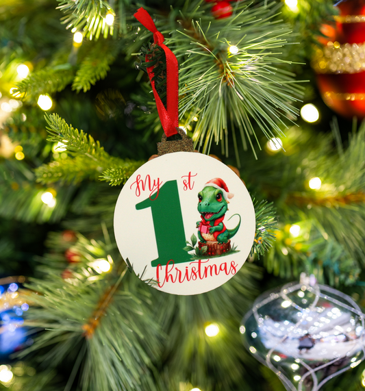 Hanging ORNAMENT - My First Christmas - assorted Designs