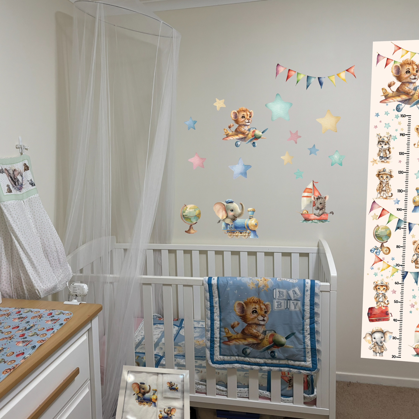 LION BASSINET QUILT | EXPLORER COLLECTION
