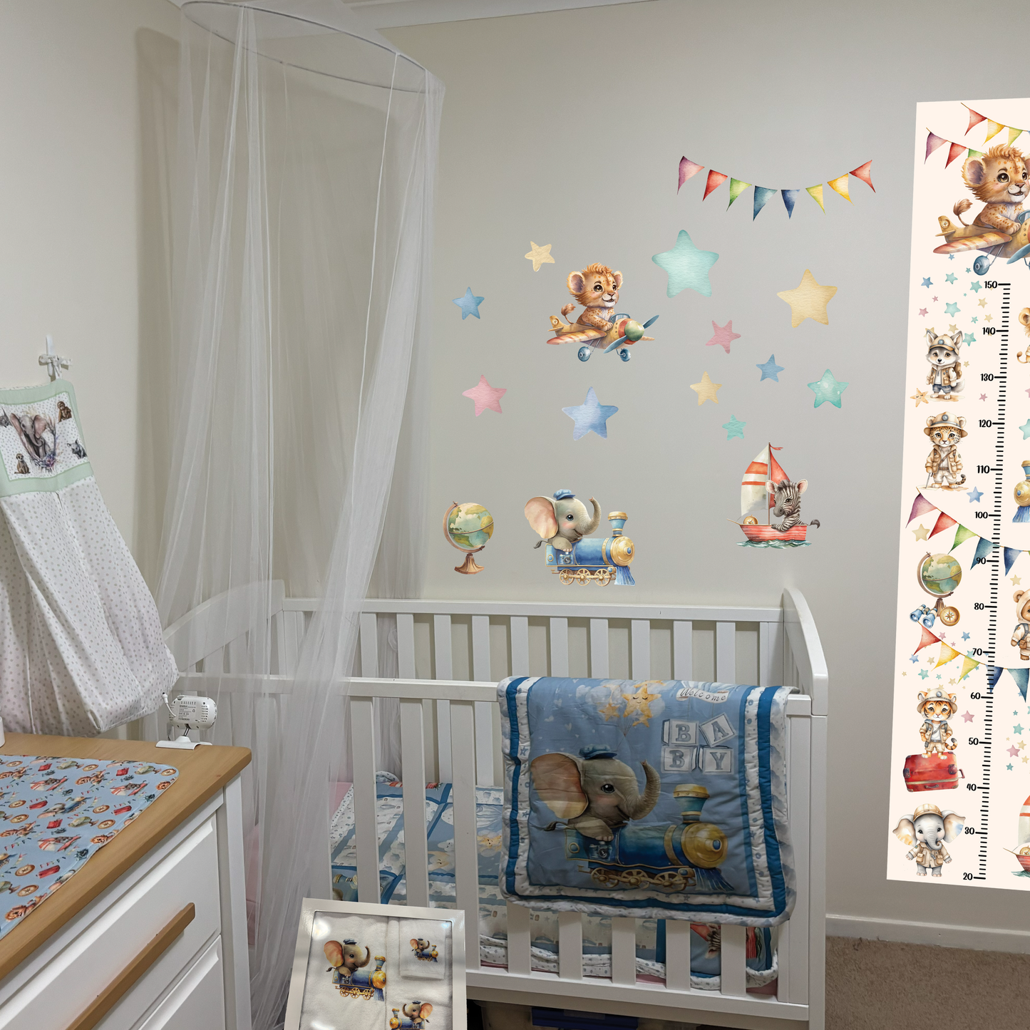 ELEPHANT BASSINET QUILT | EXPLORER COLLECTION