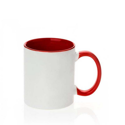 CUSTOMIZE IT - Mug 11oz - Coloured Handle & Inside