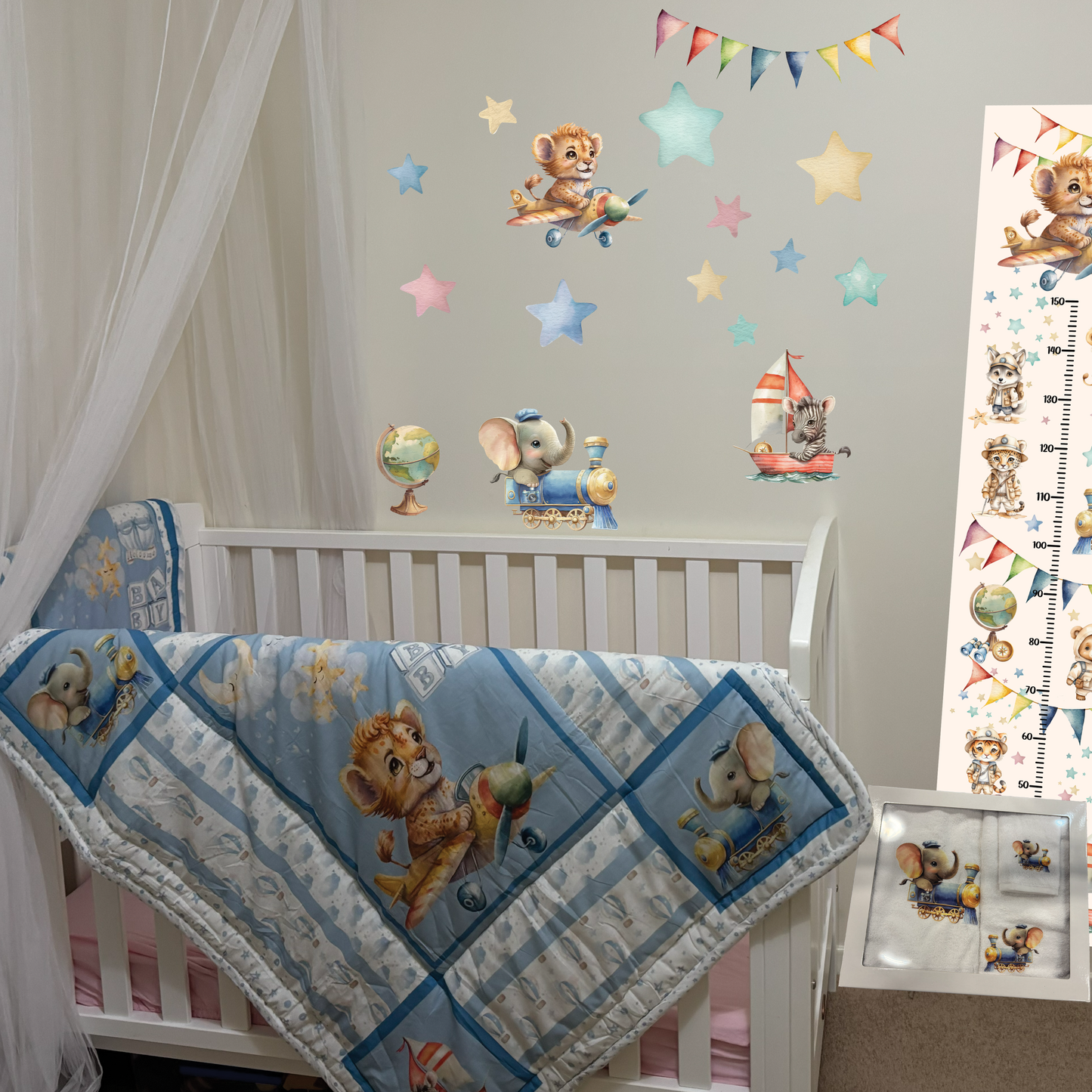 FLYING LION COT QUILT| EXPLORER COLLECTION