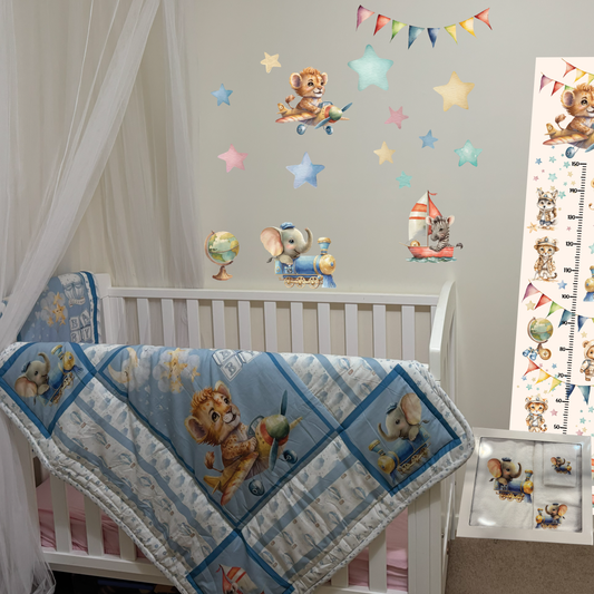 FLYING LION COT QUILT| EXPLORER COLLECTION