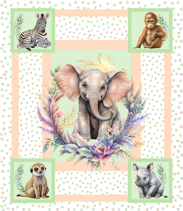 LIMITED EDITION - JUNGLE BUNDLE 3 pce - ELEPHANT
