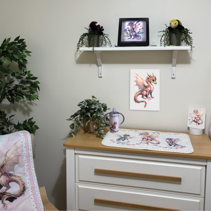PINK COT QUILT | FAIRY DRAGON COLLECTION