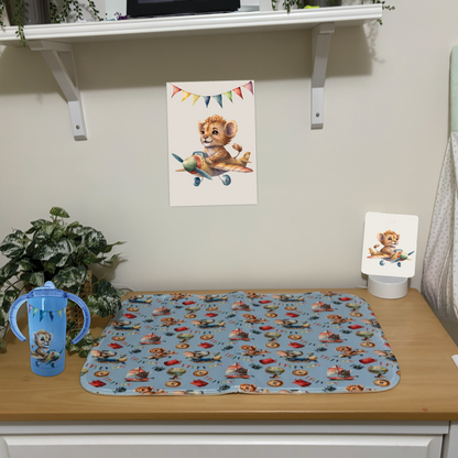 LION BASSINET QUILT | EXPLORER COLLECTION