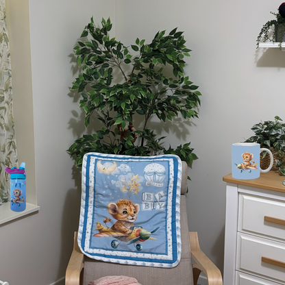 LION BASSINET QUILT | EXPLORER COLLECTION