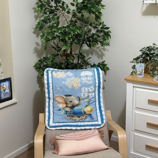 ELEPHANT BASSINET QUILT | EXPLORER COLLECTION