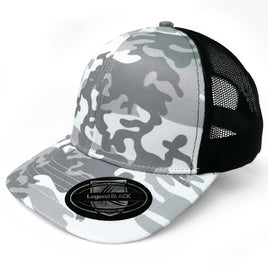 7016 Snow Camo Trucker | CAPS