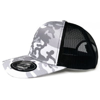 7016 Snow Camo Trucker | CAPS