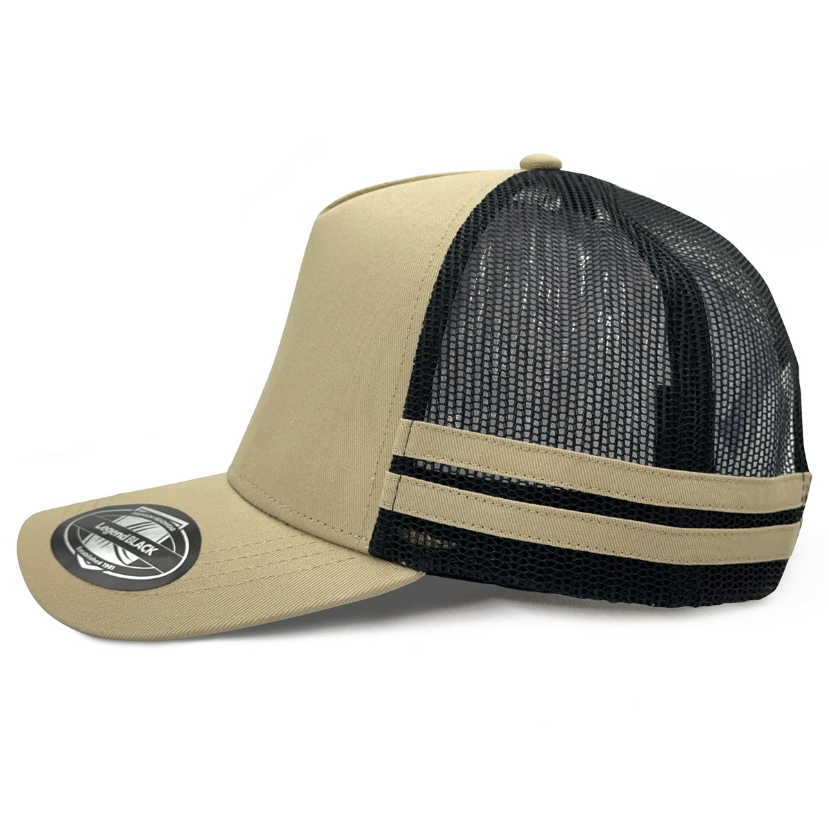 7050 Striped Trucker | CAPS