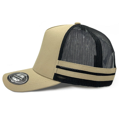 7050 Striped Trucker | CAPS