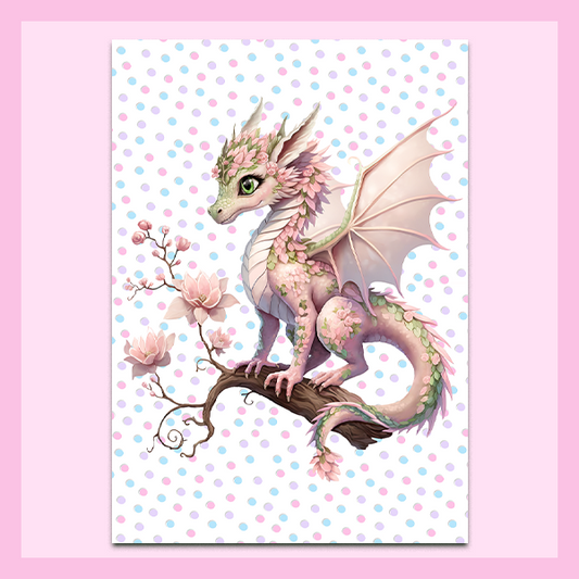Wall Art Metal - A3 size | FAIRY DRAGON COLLECTION