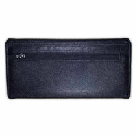 LADIES PURSE/WALLET BLACK - TEAL & GOLD 1