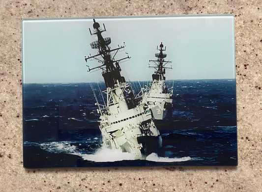 NAVY SHIPS | CUTTING BOARD