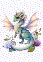 FAIRY DRAGON - Ceramic Tiles 200x200mm