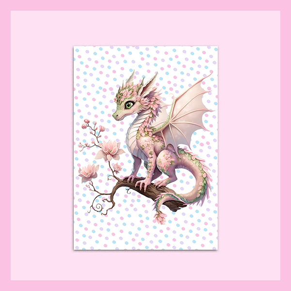 Metal Wall Art - A4 Size |FAIRY DRAGON COLLECTION