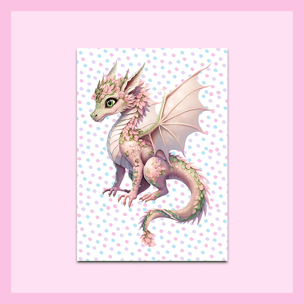 Metal Wall Art - A4 Size |FAIRY DRAGON COLLECTION