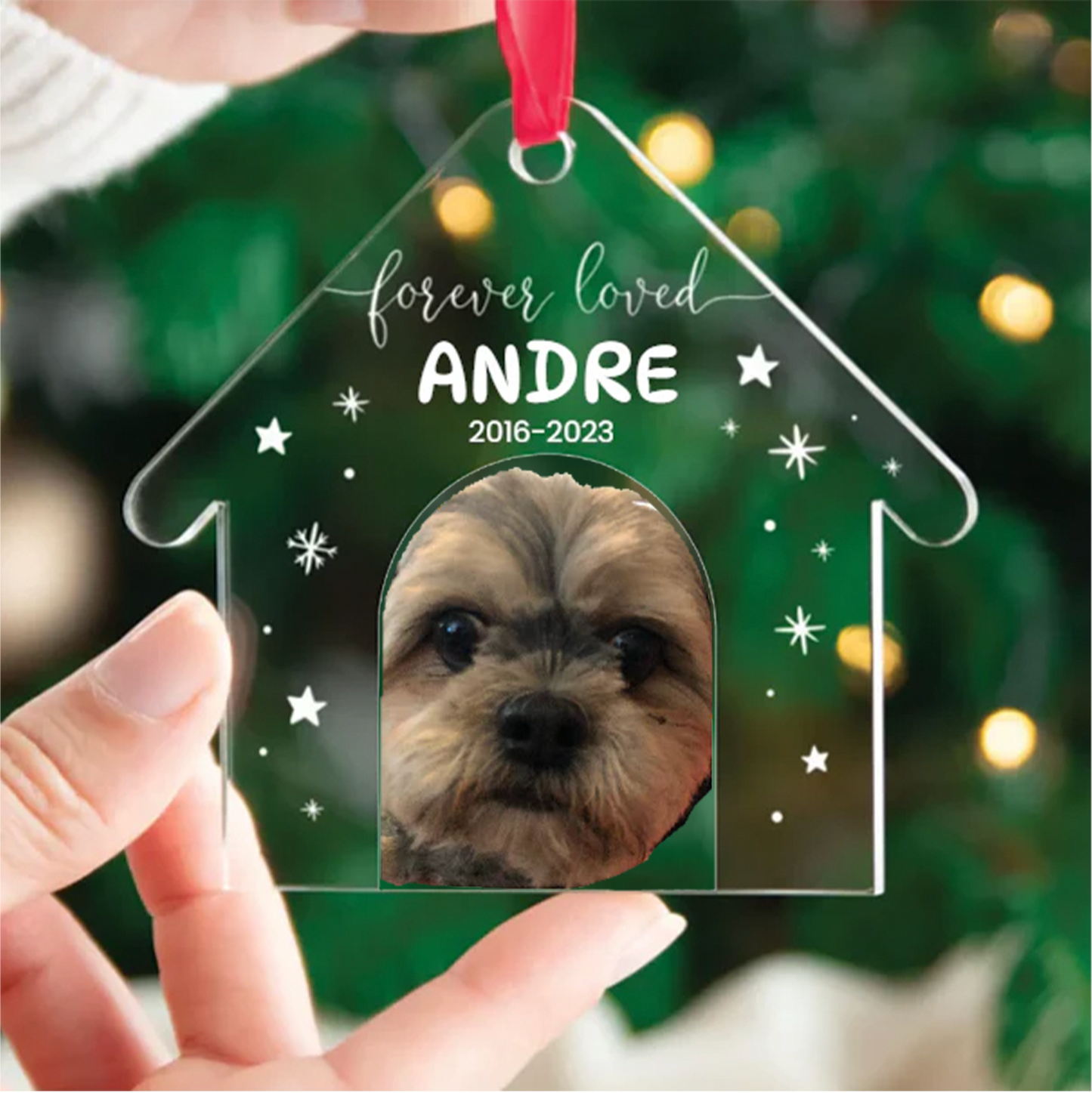 Personalize Pet Memorial Ornament