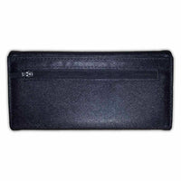 A&O Personalized Photo Wallet - PU Leather - Black Full Zip Closure